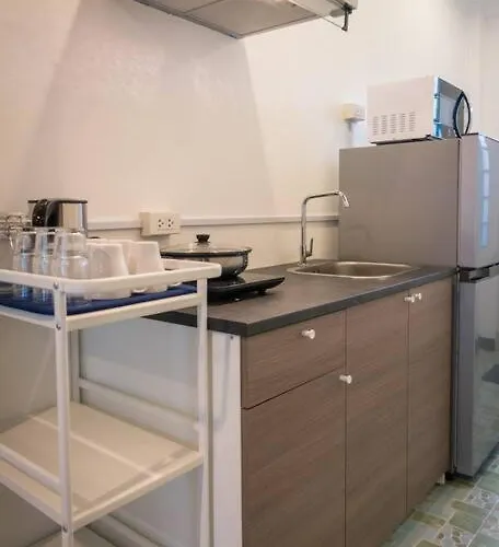 T4 Two Bedrooms Full Kitchen/1 Min To Bts 公寓 *