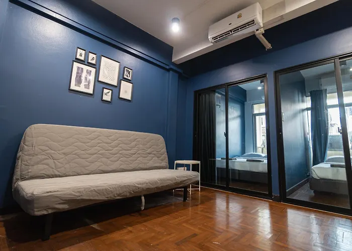 T4 Two Bedrooms Full Kitchen/1 Min To Bts 公寓 曼谷